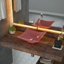 Ver imagem 1 de Cuba de Apoio para Banheiro L30 Lux Quadrada Folha Compace