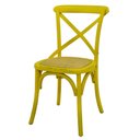 Ver imagem 1 de Cadeira Katrina Madeira Assento em Rattan Cor Amarela - 55467
