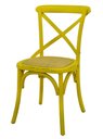 Ver imagem 1 de Cadeira Katrina Madeira Assento em Rattan Cor Amarela - 55467