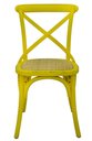 Ver imagem 2 de Cadeira Katrina Madeira Assento em Rattan Cor Amarela - 55467