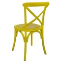 Ver imagem 4 de Cadeira Katrina Madeira Assento em Rattan Cor Amarela - 55467