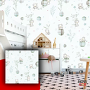 Ver imagem 4 de Papel de Parede Infantil Coala Bebê Bambu Delicado Lavável Autocolante 3mx58cm