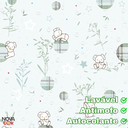 Ver imagem 3 de Papel de Parede Infantil Coala Bebê Bambu Delicado Lavável Autocolante 3mx58cm