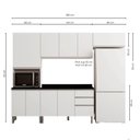 Ver imagem 2 de Composição Cozinha Modulada Evidence 6 Peças Poliman Móveis
