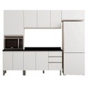 Ver imagem 1 de Composição Cozinha Modulada Evidence 6 Peças Poliman Móveis