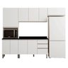 Composição Cozinha Modulada Evidence 6 Peças Poliman Móveis - 1