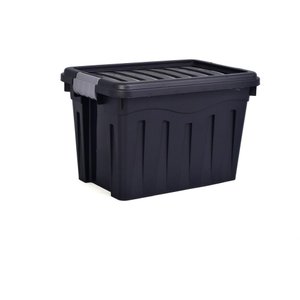 Organizador Caixa 20L com Trava Preta