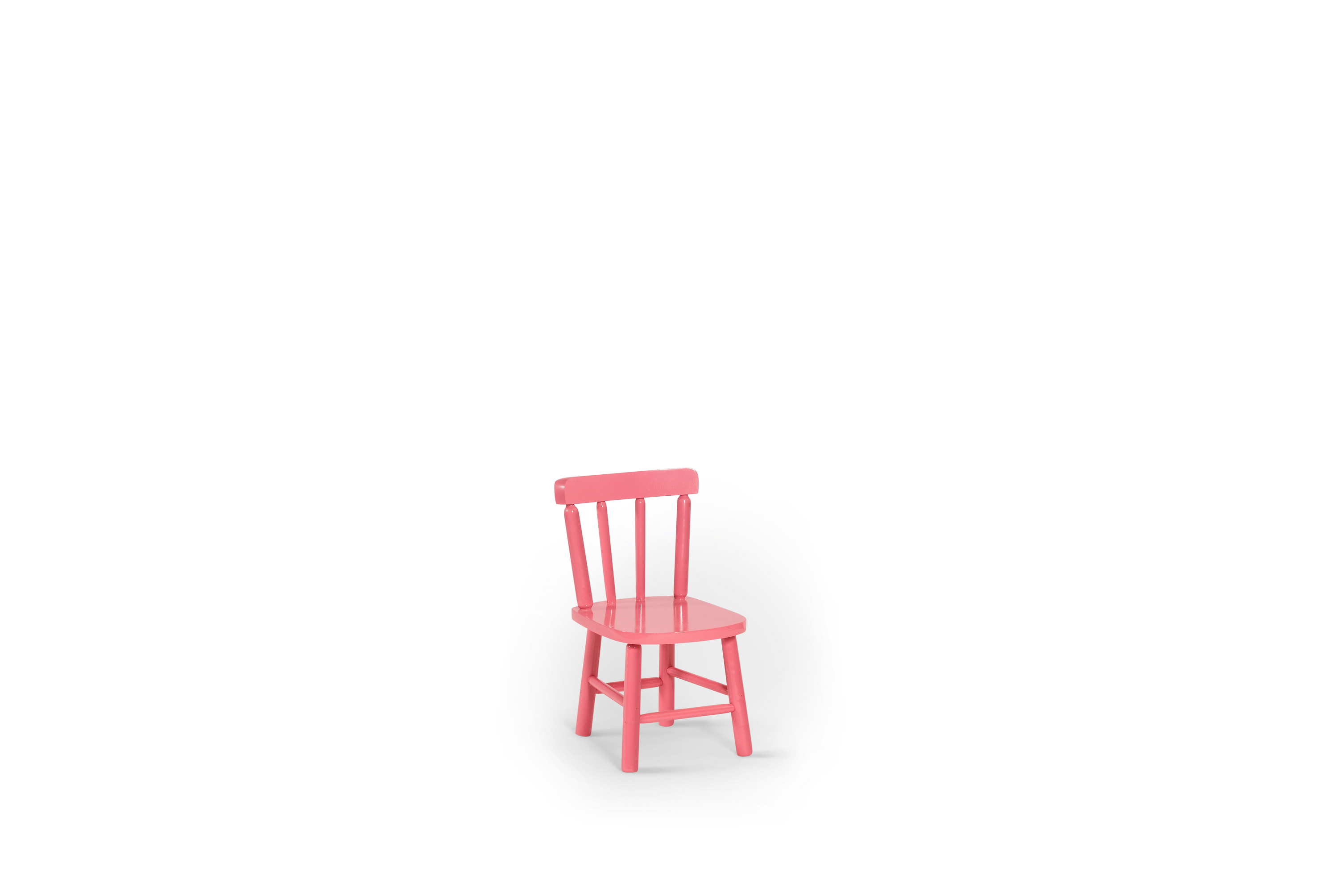 Conjunto Infantil 60x60 com 2 Cadeiras - Rosa - JM Móveis - 3