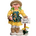 Ver imagem 5 de Kit Casal Espantalhos Festa Junina Xará Fazenda Sítio 50cm