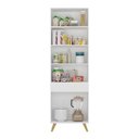 Ver imagem 4 de Paneleiro 2 Portas 62cm Veneza Multimóveis V3746 Branco/dourado