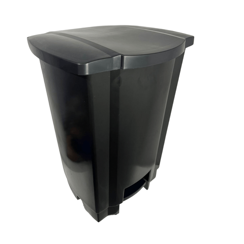 Coletor Lixeira de Pedal 50 Lt Tonk Preto