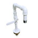 Ver imagem 5 de TORNEIRA DESIGN INDUSTRIAL EM PVC REGISTRO ESFERA 1/2 - BRANCA