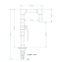 Ver imagem 6 de TORNEIRA DESIGN INDUSTRIAL EM PVC REGISTRO ESFERA 1/2 - BRANCA