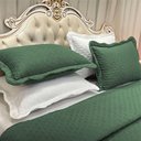 Ver imagem 4 de Coordenado Cobre Leito Queen e Lençol Diplomata 7 Peças - Verde