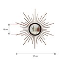 Ver imagem 4 de Espelho decorativo de parede redondo com moldura pequeno Mini Celestial Rose Gold