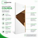 Ver imagem 2 de Kit Porta de Madeira 210x82cm Batente 14cm Lisa Primer Uniportas Abertura Esquerda