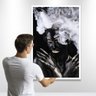 Quadro Decorativo Mulher Smoke 60x90x3,2 MOLD 1210 Em PVC Luven - 3