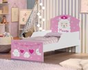 Ver imagem 4 de Cama Infantil Princesa Lhama Proteção Lateral Colchão Incluso