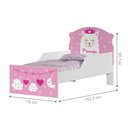 Ver imagem 2 de Cama Infantil Princesa Lhama Proteção Lateral Colchão Incluso
