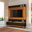 Ver imagem 3 de Painel Tv Quarto Grande Ripado para Tv 75 Polegadas Antalya
