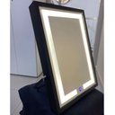 Ver imagem 2 de Espelho Coloração Pessoal Led Maquiagem Touch Mesa Luxo 40cm - Preto Led 4000k Neutro