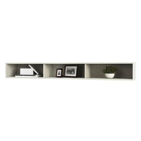 Nicho Aéreo Closet Prime Legno Crema para Ponte Queen 1,65 Cm Luciane Móveis