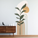 Ver imagem 1 de Adesivo de Parede Flor Contemporâneo Tons Pastel Moderno