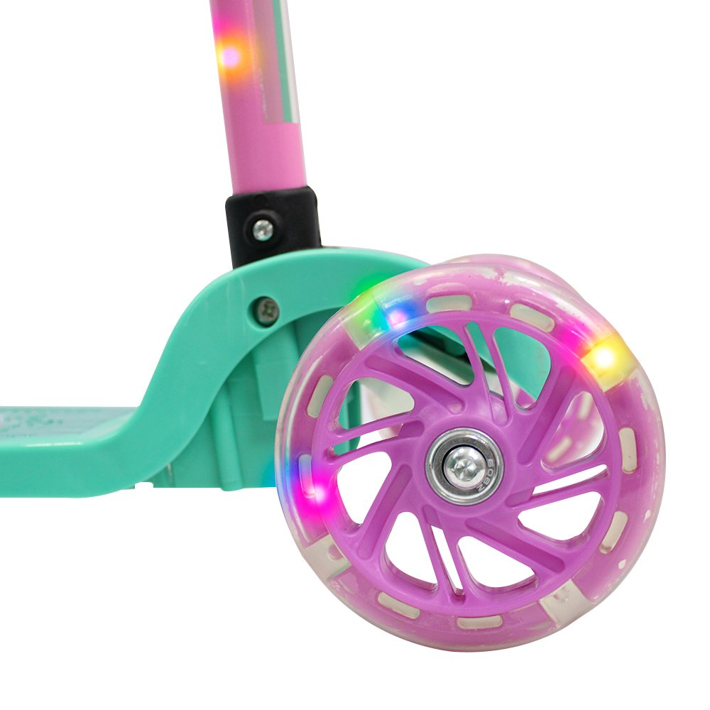 Patinete Scooter Infantil 3 Rodas Unitoys Rosa e Azul - Rosa - 3