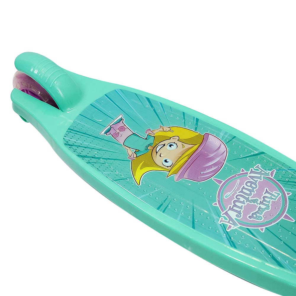 Patinete Scooter Infantil 3 Rodas Unitoys Rosa e Azul - Rosa - 6