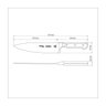Faca Chef Tramontina Century com Lâmina em Aço Inox e Cabo em Policarbonato 8" - 3