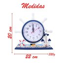 Ver imagem 3 de Relógio de Mesa Timão Náutico Termômetro Marítimo