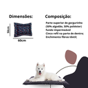 Ver imagem 3 de Colchonete Impermeável Lavável 60cm x 50cm Para Pet Confortável Macio Resistente