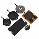 Ver imagem 1 de Kit Churrasco Completo Grill de Ferro Fundido Panela Mineira