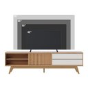 Ver imagem 6 de Rack Bancada Veneza Freijó Off White Matte - Colibri