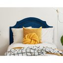 Ver imagem 6 de Cabeceira Solteiro Luxo 90X60 Azul Tachas Fumê