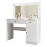 Penteadeira Camarim Bella com Porta e 2 Gavetas Branco - Pr Móveis - 1