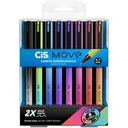 Ver imagem 1 de Caneta Esferografica CIS Move 0.7MM 8 Cores