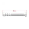 Sifão PVC Sanfonado Universal Branco - 3