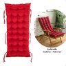 Almofada de Assento P/ Cadeiras de Balanço Espreguiçadeira - Vermelho - 2