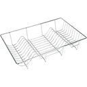 Ver imagem 1 de Escorredor de Louça Ferro Aramado Cromado 48cm 18 Pratos