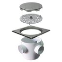Ver imagem 2 de Ralo Elegance 17,5x17,5cm Bronze Mozaik Rble1511
