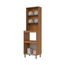 Ver imagem 5 de Torre Quente 02 Fornos com Porta de Vidro 63cm Venaly Marrom/Cinamomo/Off White