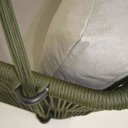 Ver imagem 7 de Cadeira Balanço Suspenso Corda Nautica e Aluminio Área Externa