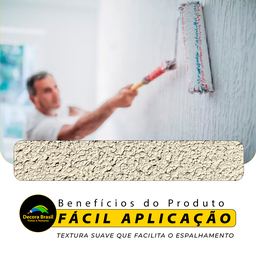 Textura Rústica Revestimento de Parede Decora Brasil - 3.6l - Quartzo Areia - 4