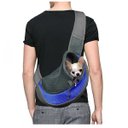 Ver imagem 2 de Bolsa Canguru Cachorro Cao Gato Pet Mochila Carregador Ombro Costas Pequeno Porte Caminhada Viagem L
