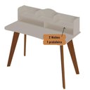 Ver imagem 7 de Mesa Escrivaninha com Nichos Sofia Cedro / Off White