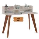 Ver imagem 4 de Mesa Escrivaninha com Nichos Sofia Cedro / Off White