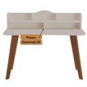 Ver imagem 5 de Mesa Escrivaninha com Nichos Sofia Cedro / Off White