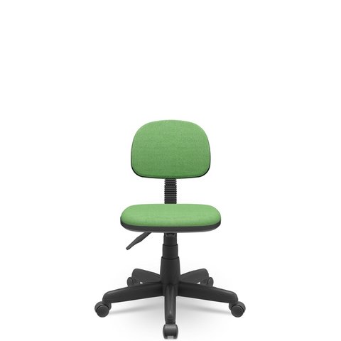 Cadeira Secretaria Giratoria Bolt - Couro Sintetico Corano - Verde
