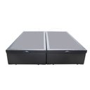 Ver imagem 1 de Base Box Bau Casal Bipartido Premium Santo Box Sintético 47x138x188:cinza